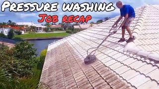 I MADE $1000 IN 1 DAY PRESSURE WASHING ROOFS