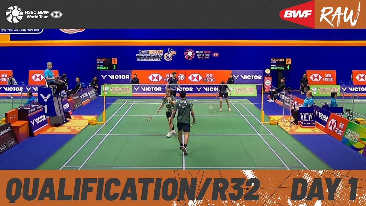 VICTOR Hong Kong Open 2023 Day 1 Court 1 Qualification/Round of 32