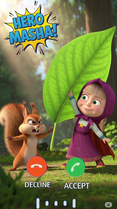 Masha's trending ringtone 😂 #masha #calling #funny #shorts #iphoneringtone #trending #cartoon