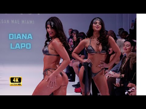 New Diana Lapo in slow motion | Miami Swim Week-The Shows | 4k Slow Motion