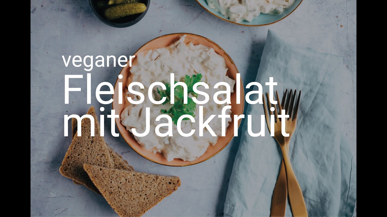 Cremiger Fleischsalat mit Jackfruit  (vegan)