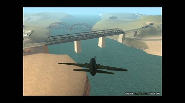 GTA San Andreas | SA-MP | UIF | STUNTS, PARTY + Inverted Flight with AT-400 under Garver Bridge