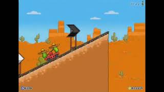 Off The Rails (Nitrome.com) - Full Gameplay Levels 1-20 screenshot 2