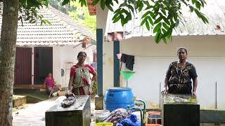 beating on stone washing style of Kerala women