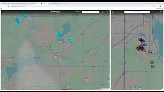 FlightRadar24 - Live Tracking Into Oshkosh