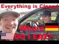 American asks Germans "Was machst du am Sonntag?"