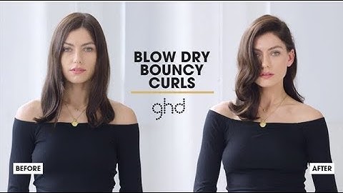 How To Create Blow Dry Bouncy Curls | ghd Hairstyle How-To