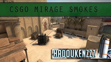 CSGO Tips - Mirage Smoke Grenades