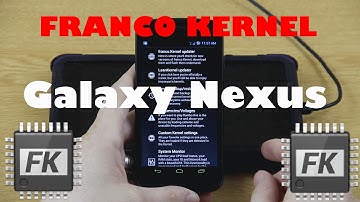 Franco.Kernel for the Galaxy Nexus