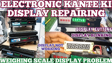 digital weight machine display problem