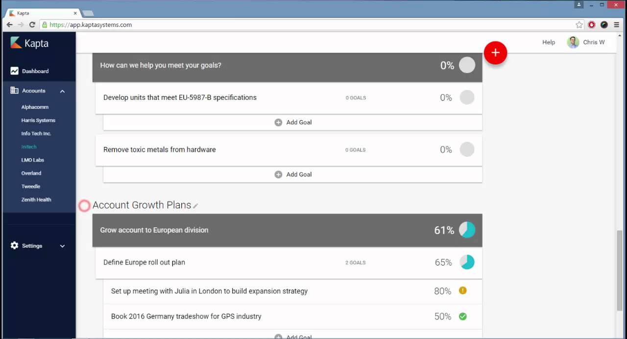 Key Account Management Software Demo Video - Kapta