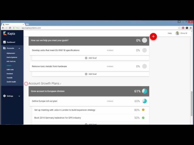 Key Account Management Software Demo Video - Kapta