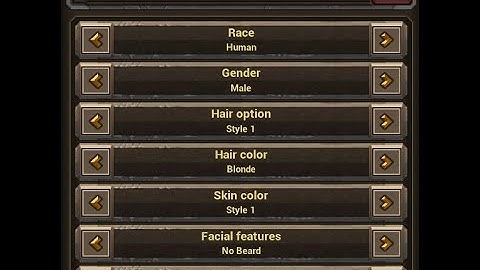 Unreal Engine - mmo character creation screen - part 2 - handle nested options