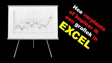 Verplaatsen of kopieren van een grafiek in Excel