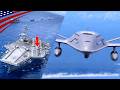 America's New Tanker Drone Debuts on Carrier Flight Deck – MQ-25 Stingray Prototype