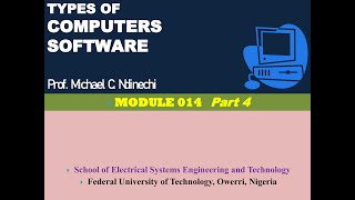 Types of Computer Software | System, Application & Utility Software Explained. MODULE 014 PART 4