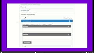 H5P Summary Tutorial