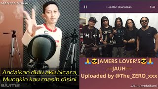 Jamrud - Jauh | andaikan (video karaoke duet bareng lirik tanpa vokal) smule cover Herisis_VOS01