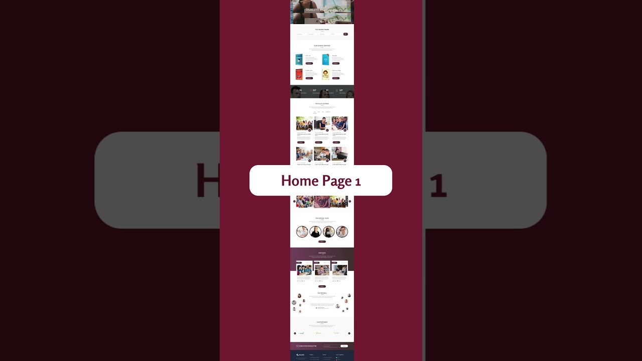 EDU HTML Template