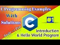 Quick Introduction to C Programming with "Hello World" Program | #HelloArgha #helloworld #c #coding