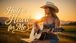 Half a Heart for Me (FEMALE VOCAL) | Country Love Song | LifeTunes | official lyric video