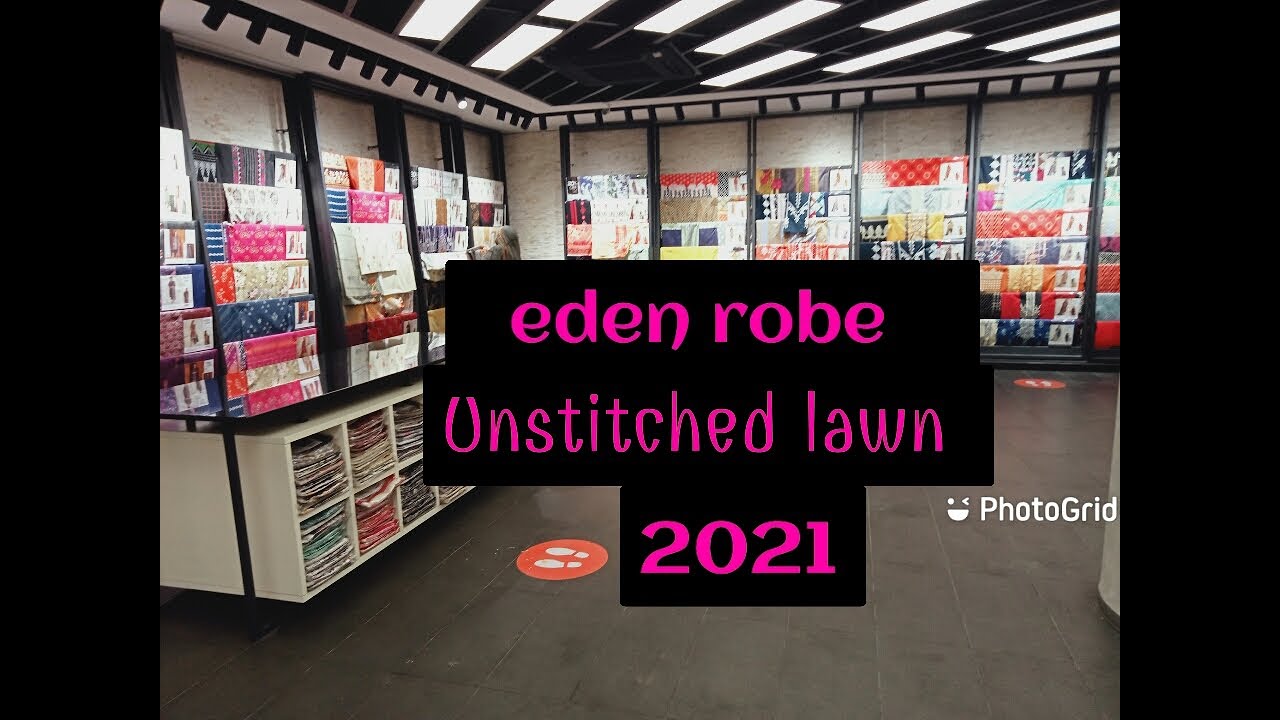 Eden robe complete unstitched summer clothes collection . Eden robe lawn 2021