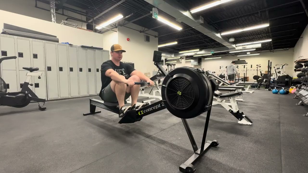 500m Rowing Warm Up concept 2 Rower