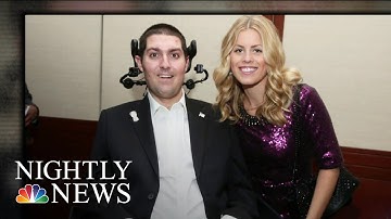 One Last Icy Plunge To Honor Pete Frates, Who Inspired ALS Ice Bucket Challenge | NBC Nightly News