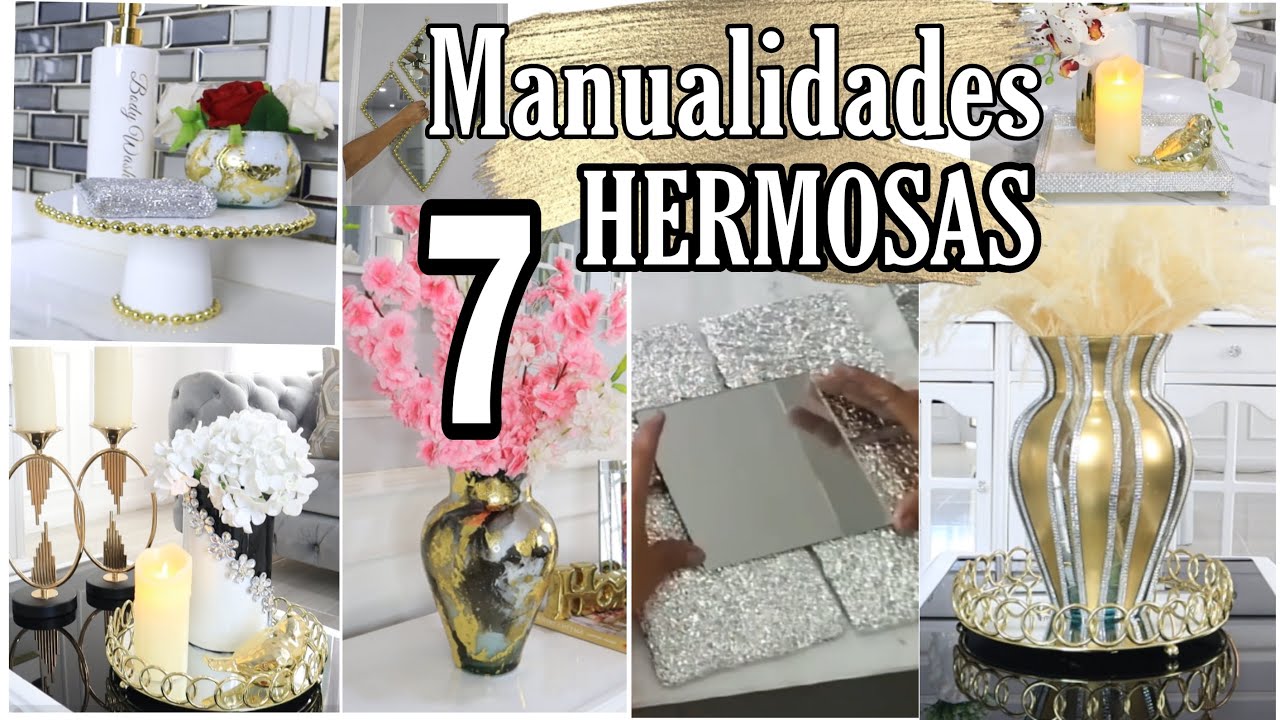 7 MANUALIDADES FÁCILES Y HERMOSAS PARA DECORAR EL HOGAR
