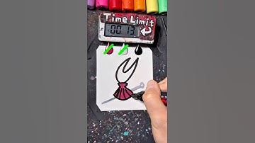 【ASMR】Drawing Hornet in 30Sec(Hollow Knight)