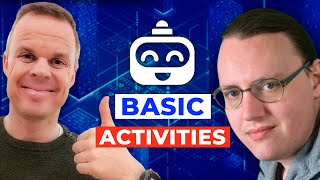 OpenRPA | How to use basic activities (loop, variables, assign, write text, browser work) | Tutorial