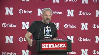 FULL VIDEO: Nebraska Football Head Coach Matt Rhule | Sept. 7, 2026 Press Conference