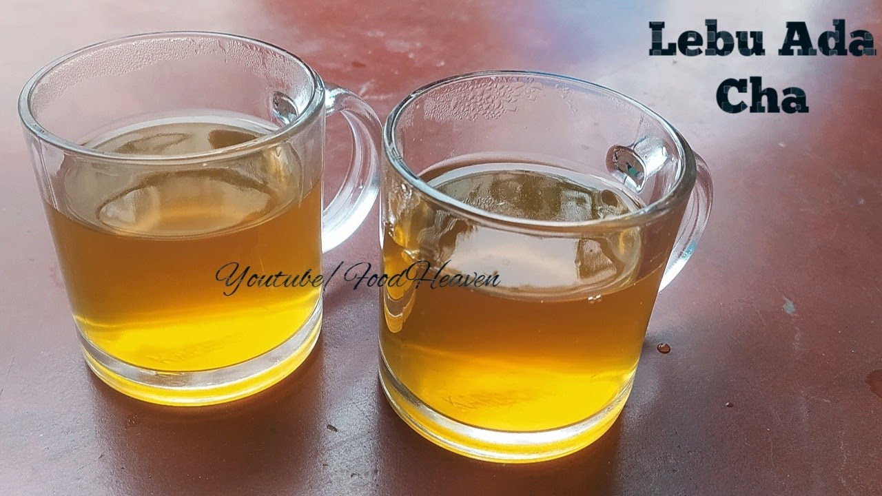 Lebu Ada Cha Lemon Ginger Tea Recipe Tea Recipe For Weight Loss