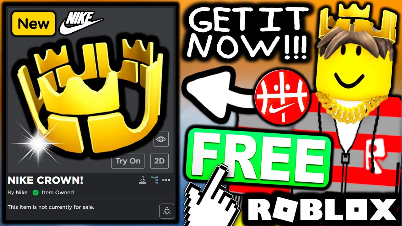 FREE ACCESSORY! HOW TO GET Nike LeBron James Crown! (ROBLOX