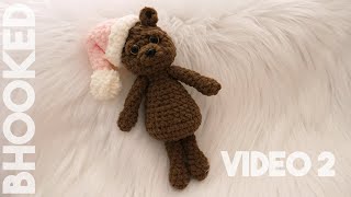 Amigurumi Crochet Bear - Almost NO Sewing!! (Part 2 of 2)