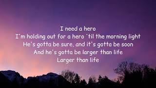 Holding Out for a Hero  ( Adam Lambert )