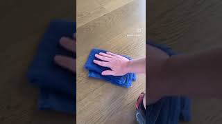 Hardwood Floor Cleaning Like a Pro ✨ | Bay Way Flooring Tampa FL #shorts