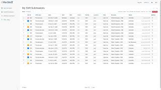 RecStaff  Shift Submission - Employee workflow