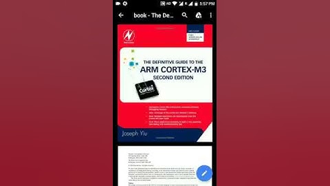 A definitive guide to the Arm cortex m3 full PDF book download