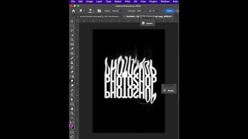 How To Create Distressed Ink Bleed Text Effect in Photoshop#photoshop #graphicdesign #fyp