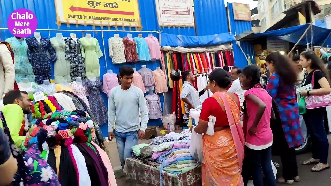 Thane Street Market | Shopping latest collection | Thane Tourist places | Talao Pali | Thane Station