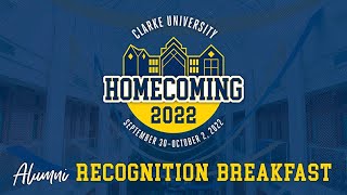 2022 Alumni Breakfast and Award Ceremony