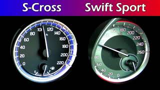 2020 Suzuki S-Cross 1.4 Turbo vs 2020 Suzuki Swift Sport Series - II | 0-100 kph Acceleration test