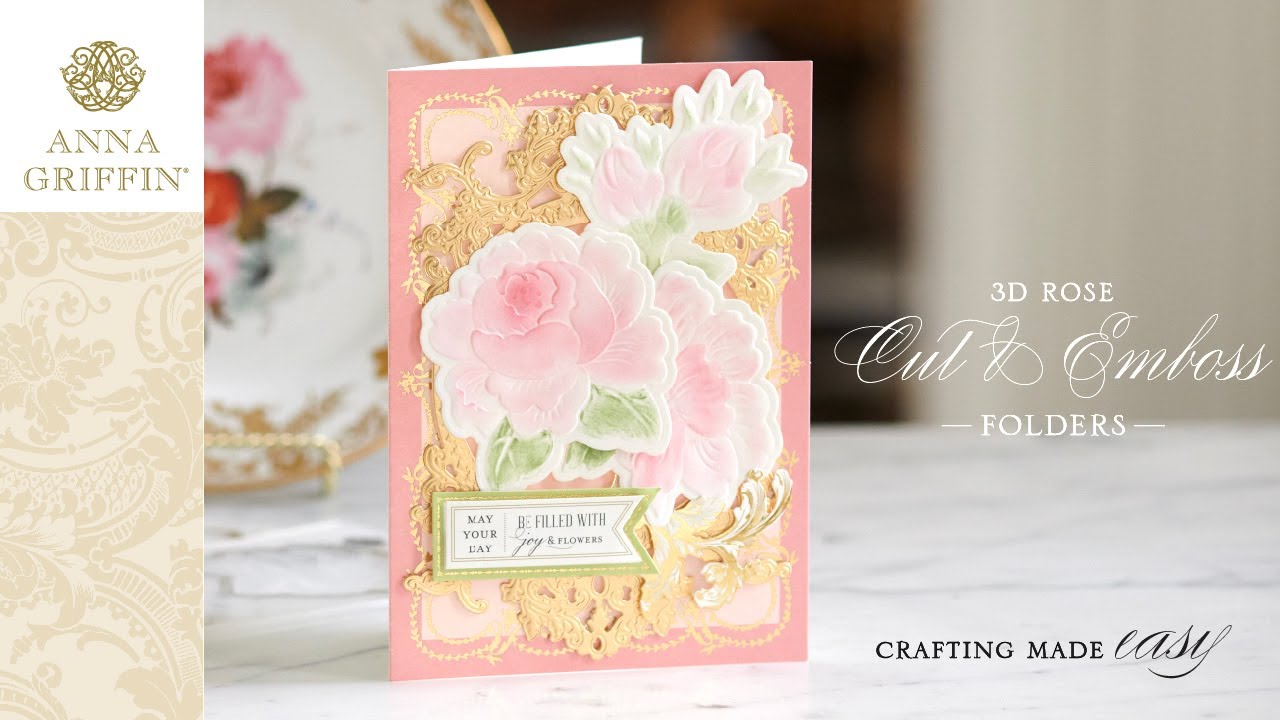 3D Roses Cut and Emboss Folders- Made Easy - YouTube