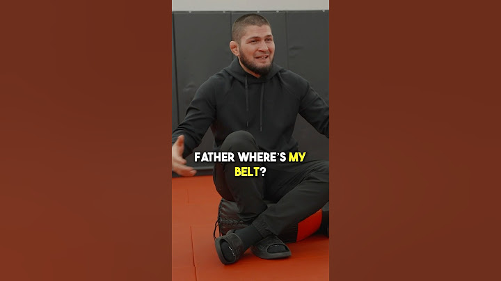 ‘They Took My Belts!’ Khabib Asks DJ How Many Belts He Has 🏆