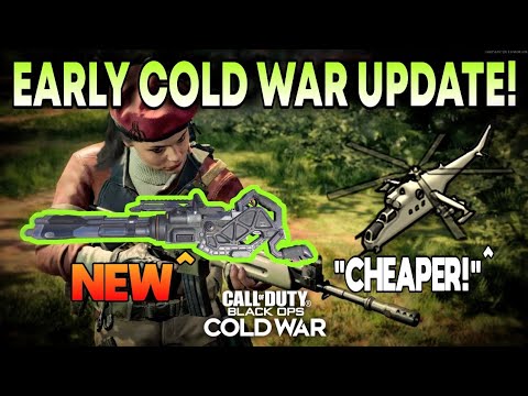 Black Ops Cold War SEASON 2 EARLY LOOK | BIG SCORESTREAK CHANGES, MENU, u0026 DEATH MACHINE GAMEPLAY!