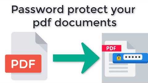 How to password protect your PDF files free