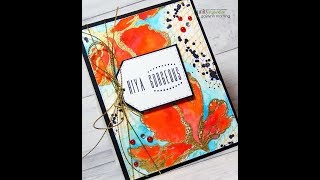 Unity Quick Tip: Watercolor + Heat Embossing