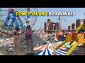 🗽NEW YORK CITY WALKING Tour - CONEY ISLAND Boardwalk WALK [4K]