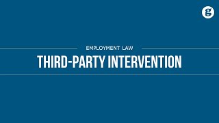 Third Party Intervention